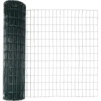 vidaXL Clôture en fil de fer soudé avec socle en béton 10 x 0,8 m (L x H)