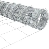 vidaXL Clôture argentée 25 x 1,5 m en acier galvanisé