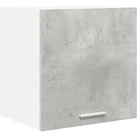 vidaXL Armoire suspendue avec stockage Riga 2 pcs Gris béton et Blanc