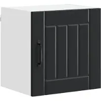 vidaXL Armoire murale LUCCA noire 40 x 31 x 40 cm en aggloméré