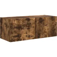 vidaXL Ensemble de meubles TV 4 pcs Chêne fumé Bois composite