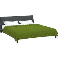 vidaXL Couverture d'été Vert 200 x 200 cm Microfibre