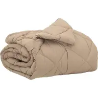 vidaXL Couverture de lit toute saison, 155 x 220 cm, 300 g/m², couleur taupe