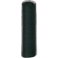 vidaXL Clôture Hexagonale Verte 0,4 x 50 m PVC