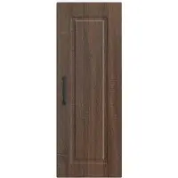 vidaXL Armoire murale PORTO, lot de 2, couleur marron, imitation chêne, matériau bois