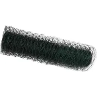 vidaXL : Clôture en panneaux soudés, PVC vert, 0,8 x 50 mètres