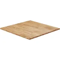 vidaXL Dessus de table carré Marron clair90x90x1,5cm Bois chêne traité