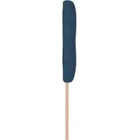vidaXL Tête de lit réglable en hauteur avec tête de lit Bleu 144 cm Tissu