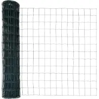 vidaXL Clôture en fil de fer soudé avec socle en béton 10 x 0,8 m (L x H)