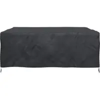 vidaXL Housse pour mobilier d'extérieur Noir 210 x 200 x 70 cm 600D