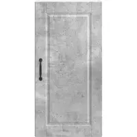 vidaXL Armoire murale PORTO Gris béton 40 x 31 x 80 cm Panneau de bois