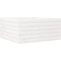 vidaXL Jardinière blanc 50x50x23 cm bois de pin massif