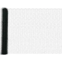 vidaXL Clôture Hexagonale Verte 1,2 x 10 m PVC