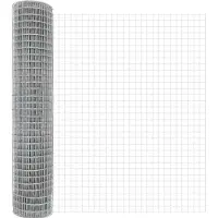 vidaXL Clôture en fil de fer soudé avec socle en béton 10 x 1,6 m (L x H)