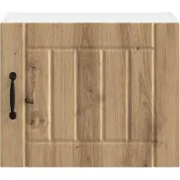 vidaXL Armoire murale LUCCA, 2 pièces, panneau de particules imitation chêne artisanal
