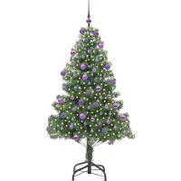vidaXL Arbre de Noël vert , 180 cm, en PVC