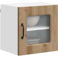 vidaXL , façade pour lave-vaisselle, modèle Kalmar, 2 pièces, panneau de particules imitation bois chêne artisanal