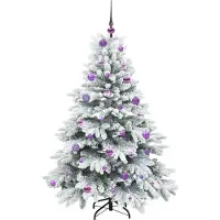 vidaXL Sapin de Noël artificiel avec 150 LED Vert 150 cm PE et PVC