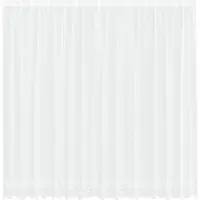 vidaXL Rideau en Dentelle Floral Blanc 220 x 400 cm Polyester