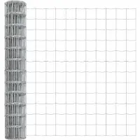 vidaXL Clôture européenne 1 x 25 m fer revêtu de PVC