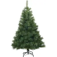 vidaXL Sapin de Noël artificiel avec 150 LED Vert 120 cm PE et PVC
