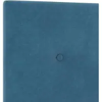 vidaXL Tête de lit bleu foncé 90 cm velours