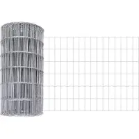 vidaXL Clôture Euro 0,4 x 50 m fer revêtu de PVC