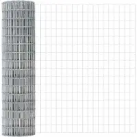 vidaXL Clôture européenne 1 x 25 m fer revêtu de PVC