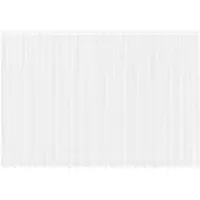 vidaXL Rideau en Dentelle Floral Blanc 245 x 600 cm Polyester