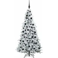 vidaXL Sapin de Noël Artificiel à Branches Articulées Vert 180 cm