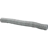 vidaXL : Clôture en panneaux soudés, 1,2 x 10 mètres, acier galvanisé, couleur argent