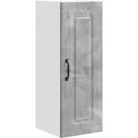 vidaXL Façade de lave-vaisselle Kalmar, 2 pièces, gris béton, 30 x 31 x 80 cm
