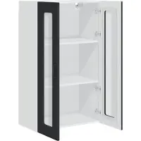 vidaXL Façade de lave-vaisselle Kalmar, noir, 60 x 31 x 100 cm