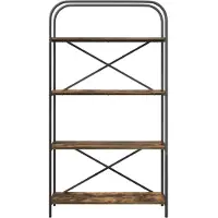 vidaXL Étagère Chêne fumé 80 x 30 x 146 cm Bois d'ingénierie