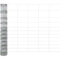 vidaXL Clôture en fil d'acier galvanisé, soudée, 50 x 1,4 m