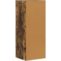 vidaXL Sideboard Chêne fumé 40 x 35 x 100,5 cm Matériau dérivé du bois