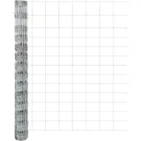 vidaXL Clôture argentée 50 x 1,4 m en acier galvanisé