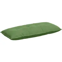 vidaXL Coussin dorsal vert clair 120 x 50 cm Tissu velours côtelé