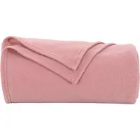vidaXL Couvertures À Jeter 6 Pcs Rose 270 X 240 Cm Toison