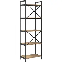 vidaXL Étagère Chêne Artisanal 56 X 34 X 171 Cm Bois D'ingénierie