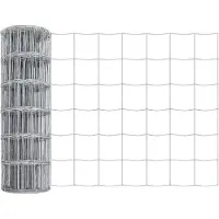 vidaXL Système de fixation au sol pour clôture, 10 x 0,6 m, acier galvanisé, argenté