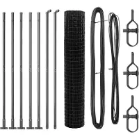 vidaXL Clôture Euro avec socle en béton, 10 x 1,4 m, en acier revêtu de PVC
