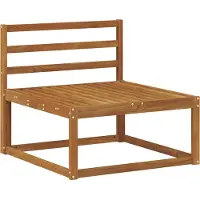 vidaXL Ensemble de salon de jardin 5 pièces en bois d'acacia massif, finition naturelle