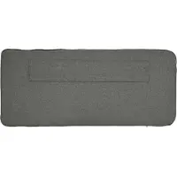 vidaXL Tête de lit rembourrée avec tête de lit marron et gris clair 75 cm