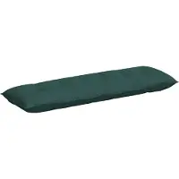 vidaXL Coussin De Dos Vert Foncé 160 X 19 X 50 Cm Tissu