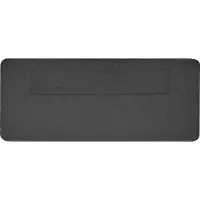 vidaXL Tête de lit rembourrée marron et gris foncé 90 cm