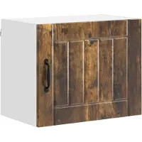 vidaXL Armoire murale LUCCA en chêne fumé 50 x 31 x 40 cm