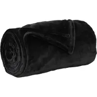 vidaXL Couvertures À Jeter 6 Pcs Noir 150 X 200 Cm Toison
