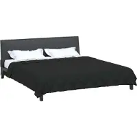 vidaXL Couette quatre saisons noire 200 x 220 cm en microfibre