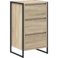 vidaXL Meuble de rangement Sonoma, 42 x 36 x 75,5 cm, panneaux de particules